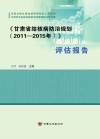 《甘肃省结核病防治规划（2011-2015年）》评估报告 封面