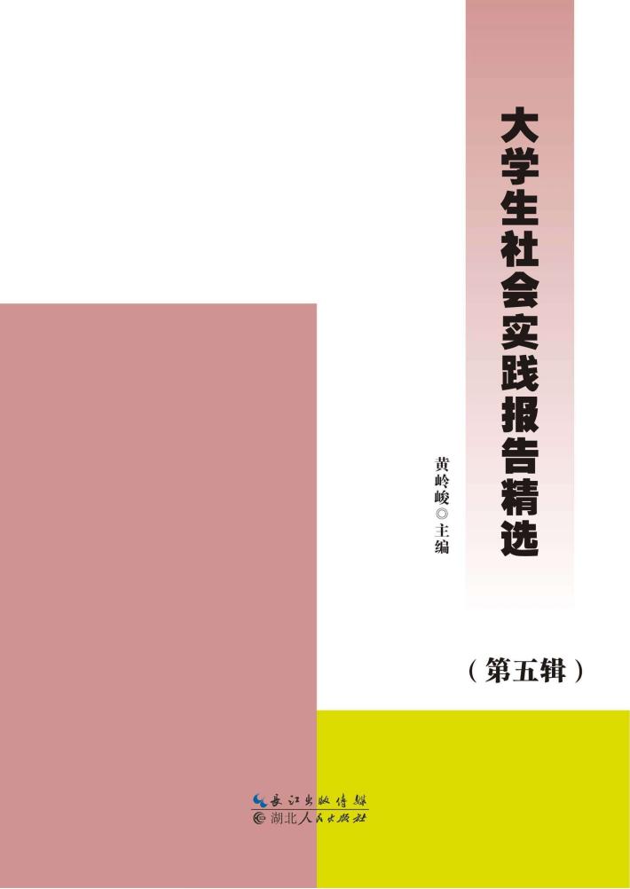 大学生社会实践报告精选  第5辑 封面