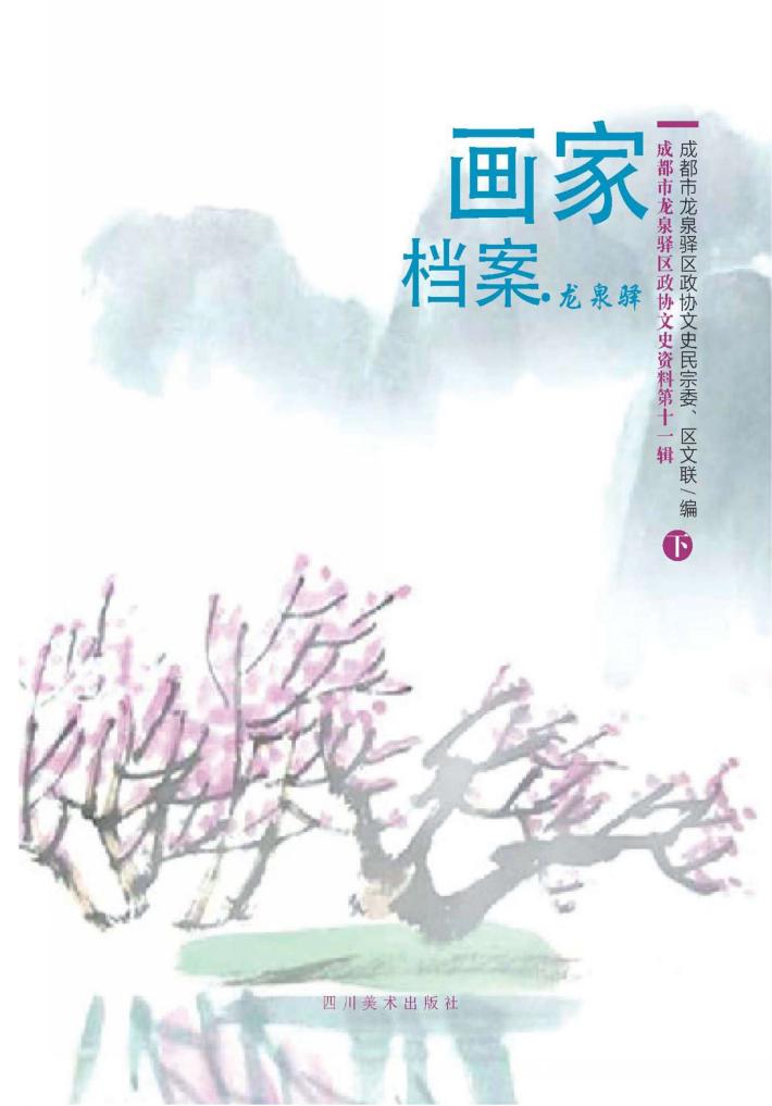 龙泉驿画家档案  下 封面