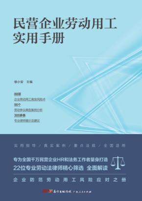民营企业劳动用工实用手册 封面