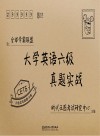 大学英语六级真题实战 封面