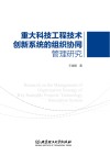 重大科技工程技术创新系统的组织协同管理研究 封面