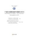 宁夏社会保险发展年度报告2019 汉、英 封面