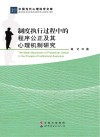 制度执行过程中的程序公正及其心理机制研究 封面
