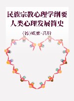 民族宗教心理学纲要  人类心理发展简史 封面