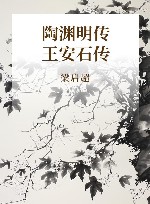 梁启超评历史人物  陶渊明传  王安石传 封面