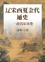 辽宋西夏金代通史  1  政治军事卷 封面