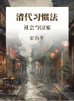 清代习惯法  社会与国家 封面