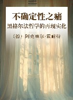 不确定性之痛  黑格尔法哲学的再现实化 封面