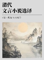 古代文史名著选译丛书  清代文言小说选译 封面