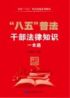 全国八五普法统编系列教材  八五普法干部法律知识一本通 封面
