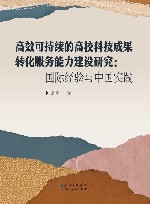 高效可持续的高校科技成果转化服务能力建设研究  国际经验与中国实践 封面